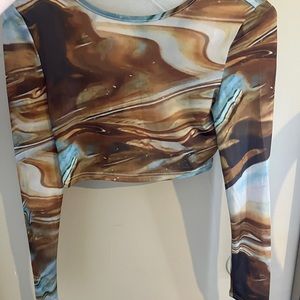 Crop slim tee size XS